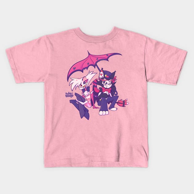 HuskerDust Hazbin Hotel Fanart by Anshiehoop Kids T-Shirt by Anshie Hoop Shop